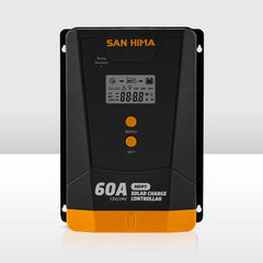 San Hima 60A MPPT Solar Charge Controller 12V 24V With Bluetooth LCD Display