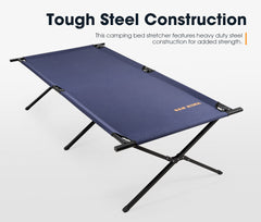 San Hima Folding Camping Stretcher Bed Portable Light Weight With Carry Bag 4WD