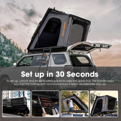 San Hima Kalbarri Gen 2 Roof Top Tent Hardshell With Ladder Camping 4WD 4x4