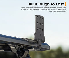 San Hima Long Awning "L" Bracket Fit 180° & 270° Degree Awnings Powder Coated Steel