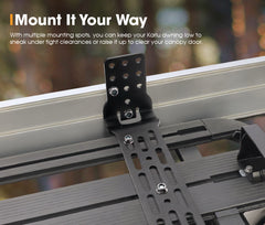 San Hima Long Awning "L" Bracket Fit 180° & 270° Degree Awnings Powder Coated Steel