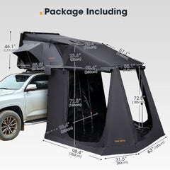 San Hima Jervis Rooftop Tent + Annex Camping Shade
