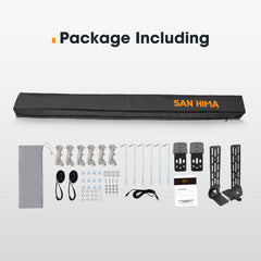San Hima 270° Degree Free-Standing Awning 600D Double-Ripstop + "L" Bracket