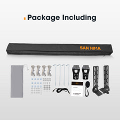 San Hima 270° Degree Free-Standing Awning 600D Double-Ripstop + "L" Bracket