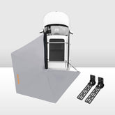 San Hima 270° Degree Free-Standing Awning 600D Double-Ripstop + "L" Bracket