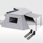 San Hima 270° Degree Awning With Side Wall Car Privacy Screens + "L" Bracket