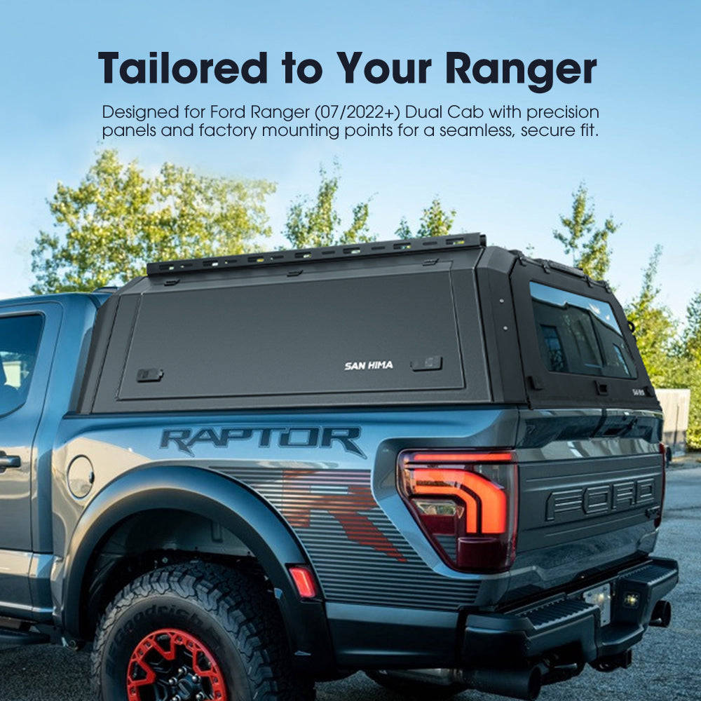 San Hima UTE Steel Canopy For Ford Ranger Next Gen PY 07/2022–On Dual Cab
