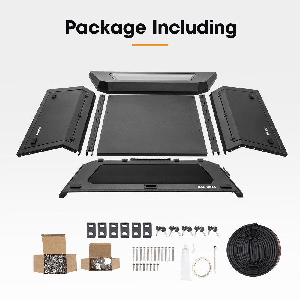 San Hima UTE Steel Canopy For Ford Ranger Next Gen PY 07/2022–On Dual Cab