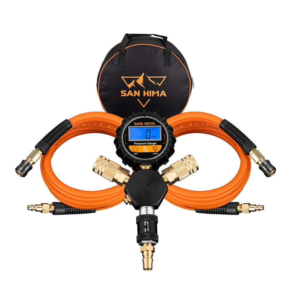 San Hima 2 Tire Inflation Deflation System Fits up to 200" Wheelbase