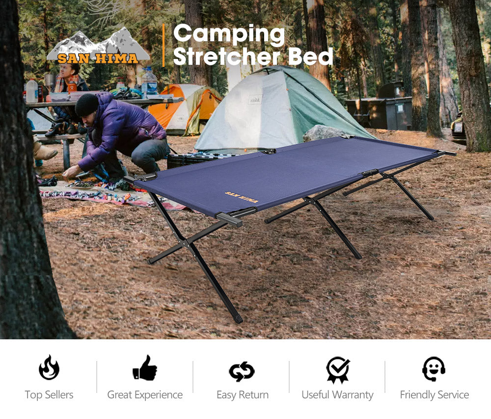 San Hima Folding Camping Stretcher Bed Portable Light Weight With Carry Bag 4WD Secondary image