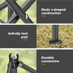 San Hima Folding Camping Table Adjustable Aluminium Portable Outdoor BBQ Desk