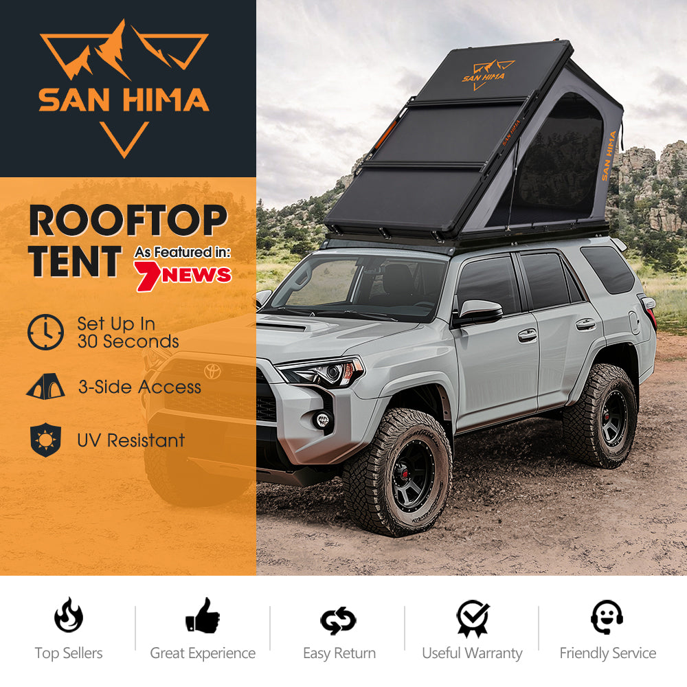 San Hima Kalbarri Gen 2 Roof Top Tent Hardshell With Ladder Camping 4WD 4x4