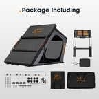 San Hima Kalbarri Gen 2 Roof Top Tent Hardshell With Ladder Camping 4WD 4x4