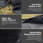 San Hima Jervis Rooftop Tent Annex with Floor Camping Shade