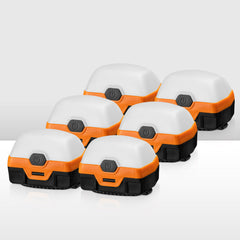 San Hima 6X Led Camping Lights Amber White Rechargeable With Lithium Battery