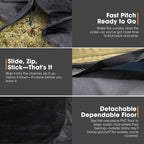 San Hima Jervis Rooftop Tent + Annex Camping Shade