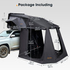 San Hima Jervis Rooftop Tent + Annex Camping Shade