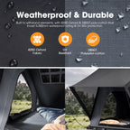 San Hima Kalbarri Lite Rooftop Tent Hardshell With Ladder & Rack Camping Grey