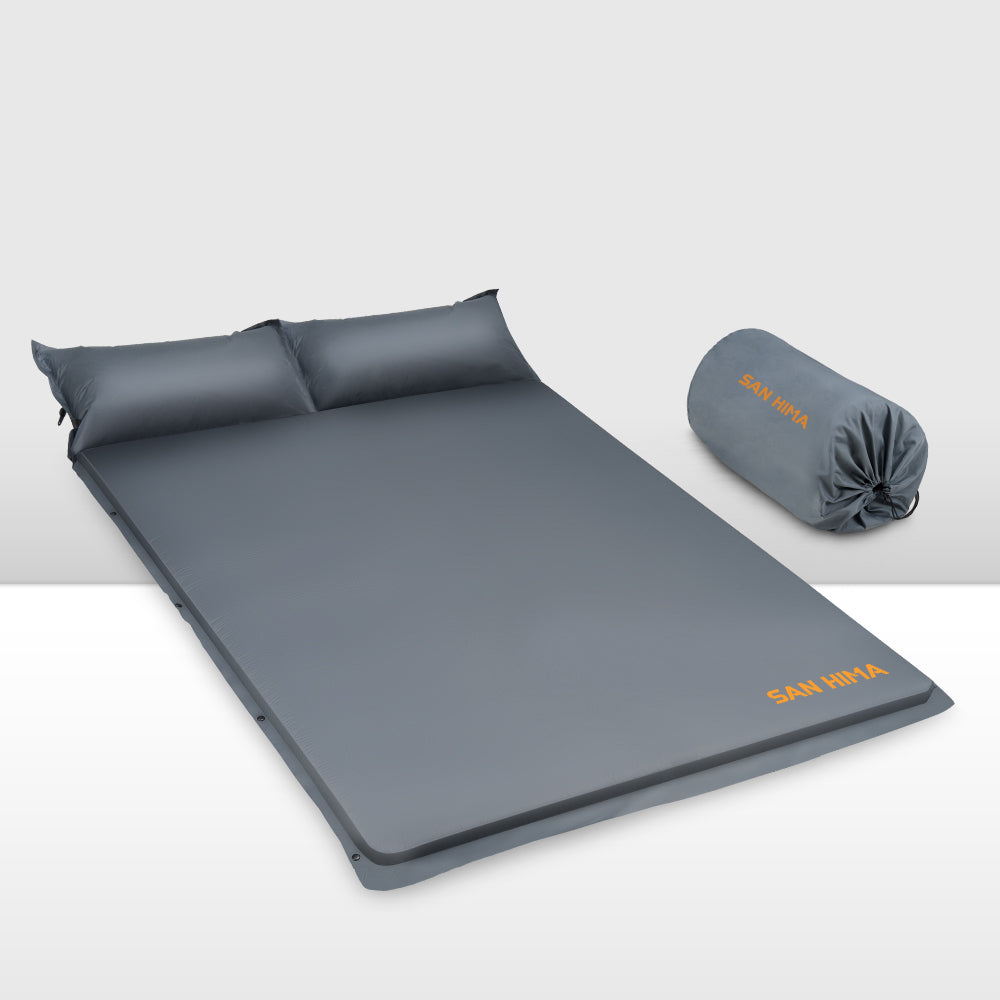 San Hima Self Inflating Mattress 10cm Camping Sleeping Mat Outdoor Air Bed Double Main image