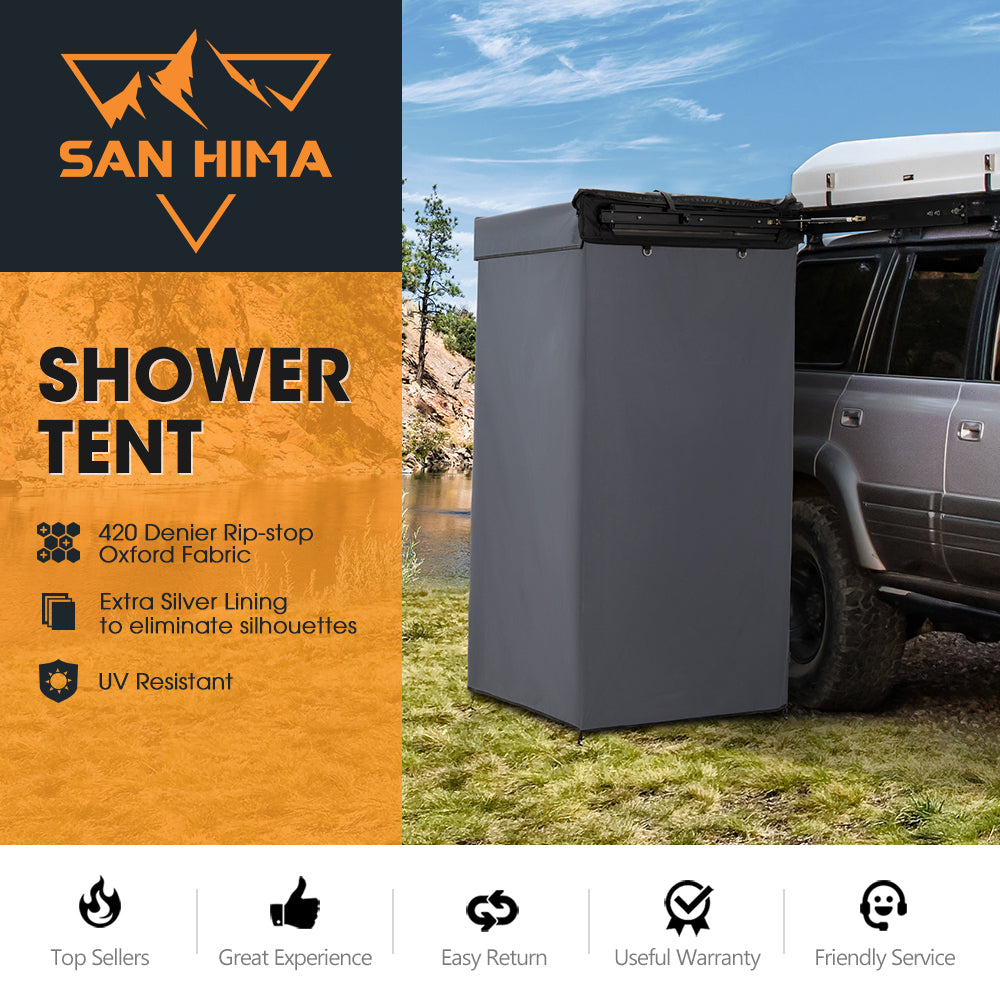 San Hima Shower Awning Fold-Out Instant Ensuite Tent Camping Change Room Toilet Secondary image