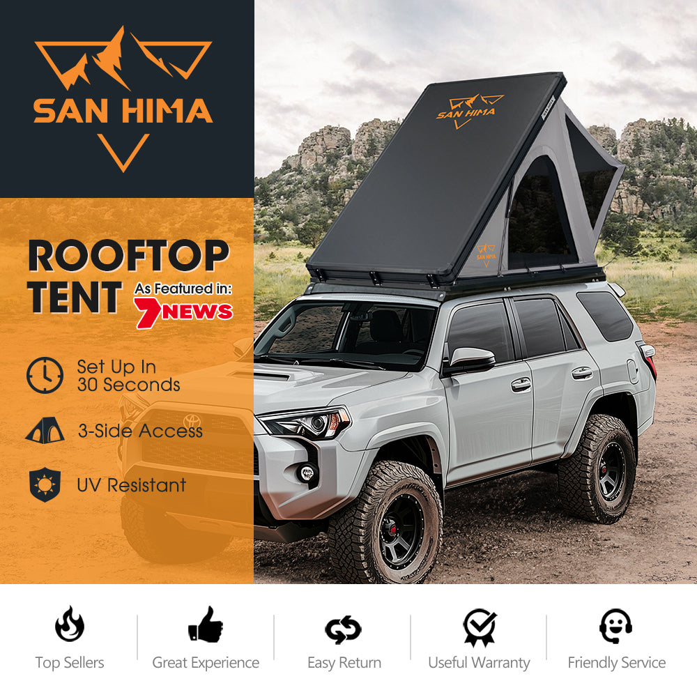San Hima Kalbarri Lite Roof Top Tent Hardshell With Ladder Waterproof Camping Secondary image