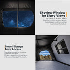 San Hima Kalbarri Side Rooftop Tent Hardshell With Ladder Waterproof Camping 4WD