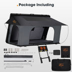 San Hima Kalbarri Side Rooftop Tent Hardshell With Ladder Waterproof Camping 4WD