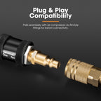 San Hima 4 Tire Inflation Deflation System Fits up to 200" Wheelbase