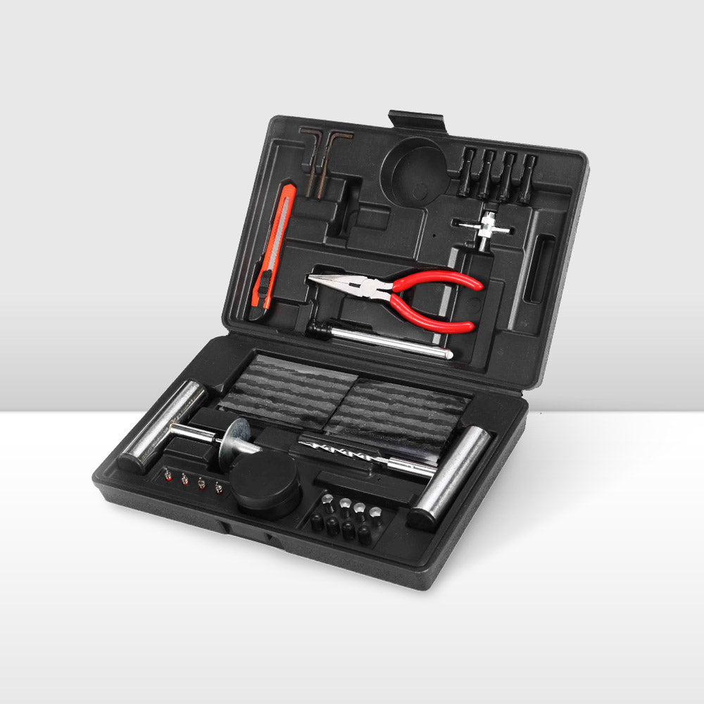 Tyre Repair Kit 67 Pcs Emergency Tools Set Car Truck Trailers Main image