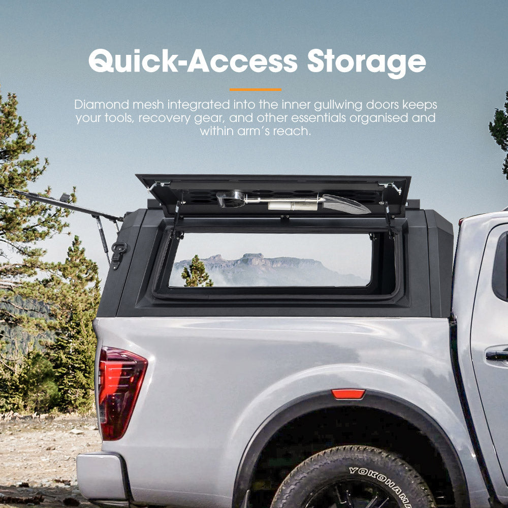 San Hima UTE Steel Canopy For Nissan Navara NP300 2021-On Dual Cab Not Fit Pro4X