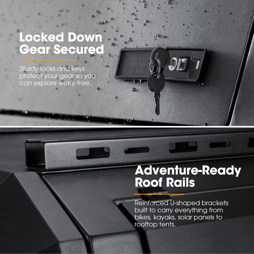 San Hima Ute Steel Canopy For Ford Ranger PX/PX2/PX3 2011-06/2022 Dual Cab